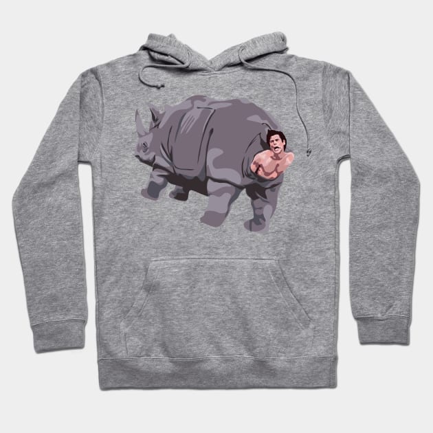 Ace Rhino Hoodie by FutureSpaceDesigns